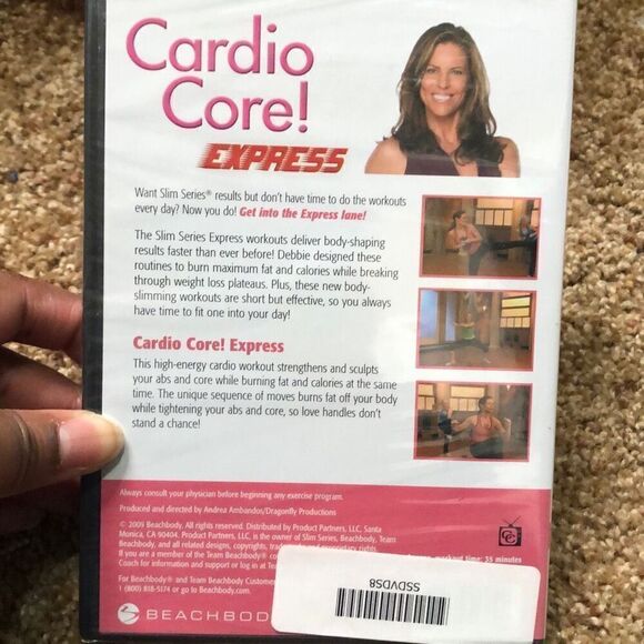 Debbie Siebers’ Slim in 6 Series DVD Cardio Core Express Home Fitness Cardio - Picture 2 of 2